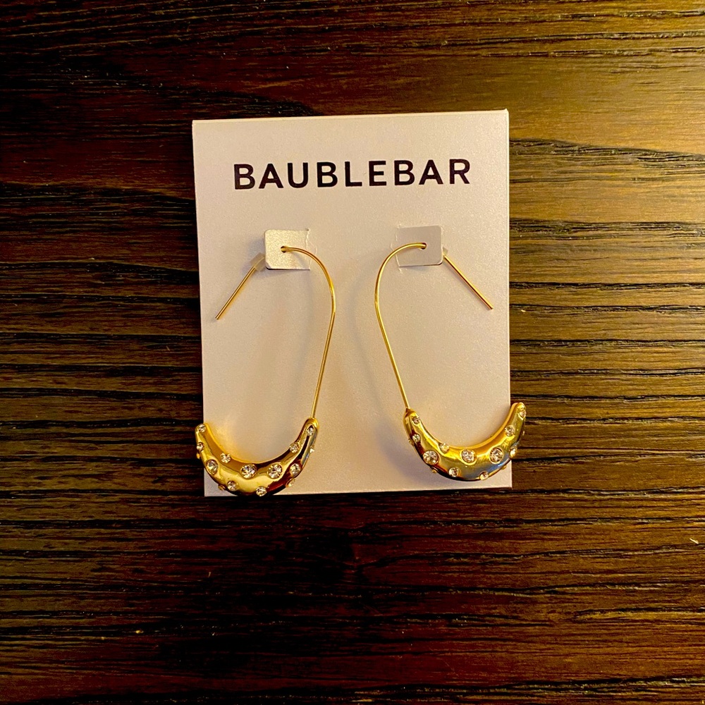 NEW BaubleBar gold earrings